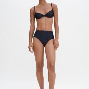 Filippa K Black Underwire Bikini Top sz Large